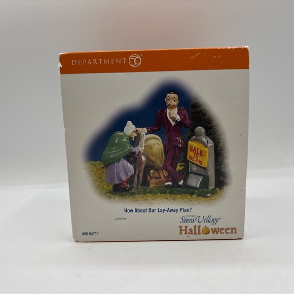 Dept 56 2006 Original Snow Village Halloween How About Our Lay-Away Plan 54711 - Picture 11 of 12